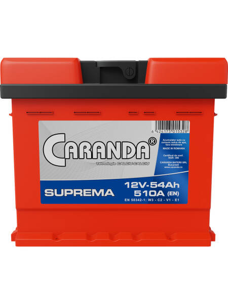 54AH 12V 510A CARANDA SUPREMA ACUMULATOR