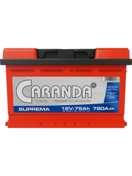75AH12V 720A CARANDA J SUPREMA  ACUMULATOR