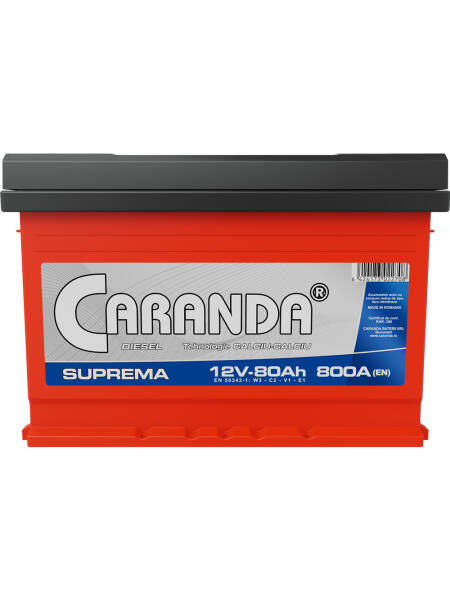 80AH 12V 800A CARANDA SUPREMA ACUMULATOR