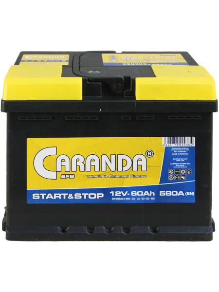 60AH12V  CARANDA START&STOP EFB  ACUMULATOR