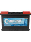 72AH12V 640A CARANDA DURABILA ACUMULATOR