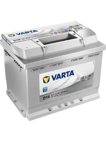 63AH12V 610A D15 VARTA SILVER  ACUMULATOR